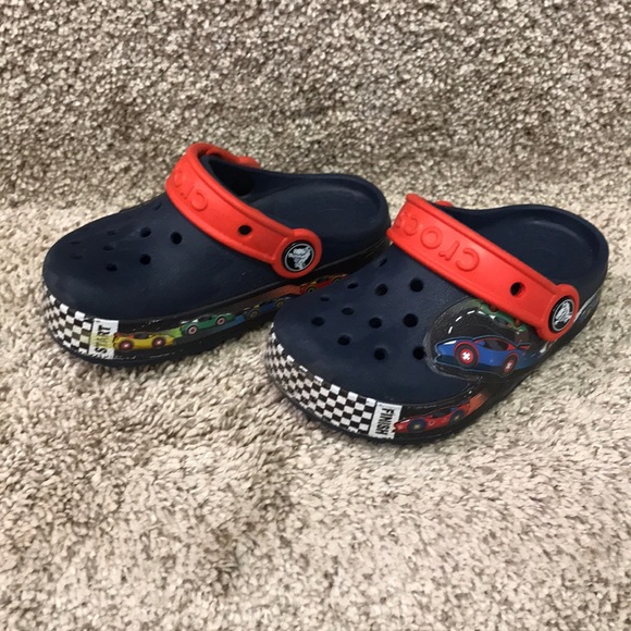 race car crocs